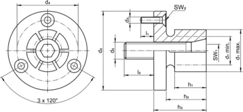                                 Man­drins de ser­rage et cen­trage
 IM0017837 Zeichnung fr
